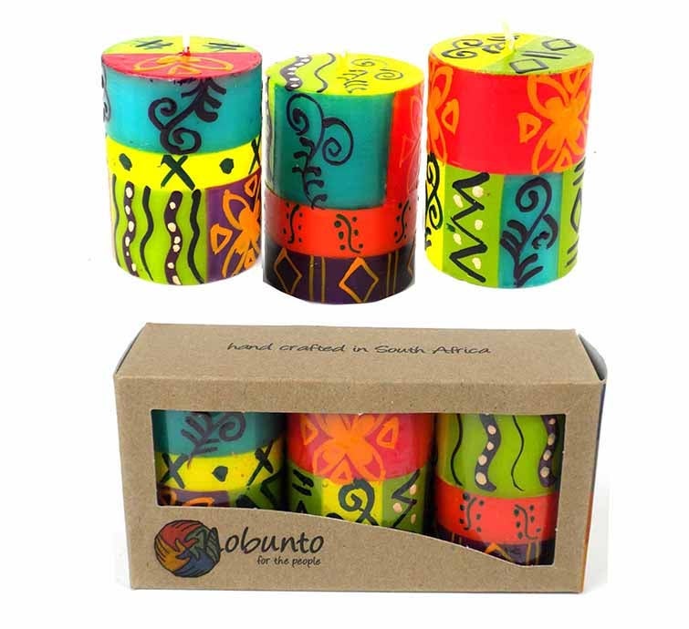 Hand-painted Votive Unscented Candles